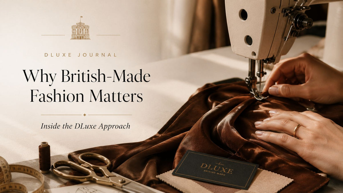 Why British-Made Fashion Matters: Inside the DLuxe Approach