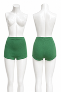 Essential Ribbed Shorts – Forest Green