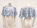 Floral Print Cape Top