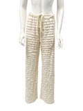 Ruffle Wide Leg Trouser