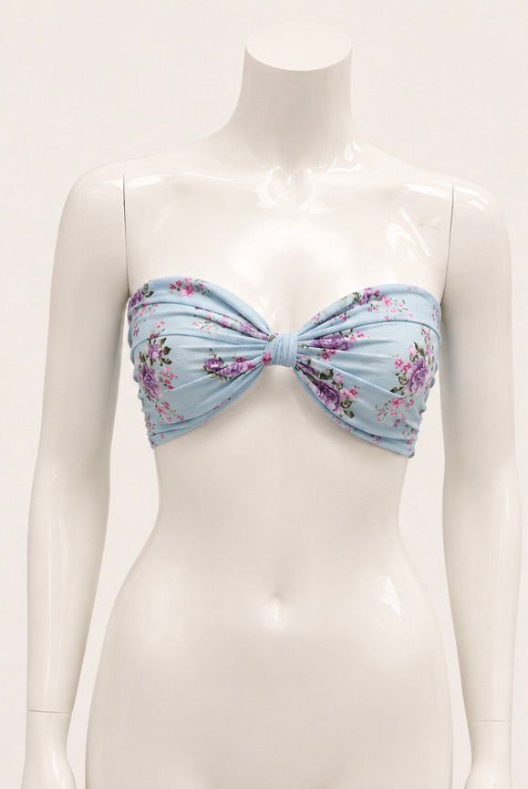 Bandeau Tie back top