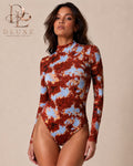 DLuxe Exclusive Abstract Print Bodysuit – Handmade in the UK